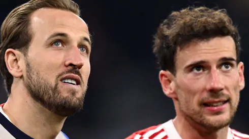 Leon Goretzka e Harry Kane. (Photo by Stuart Franklin/Getty Images)