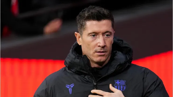 Lewandowski possui futuro incerto no Barcelona. Foto: Angel Martinez/Getty Images
