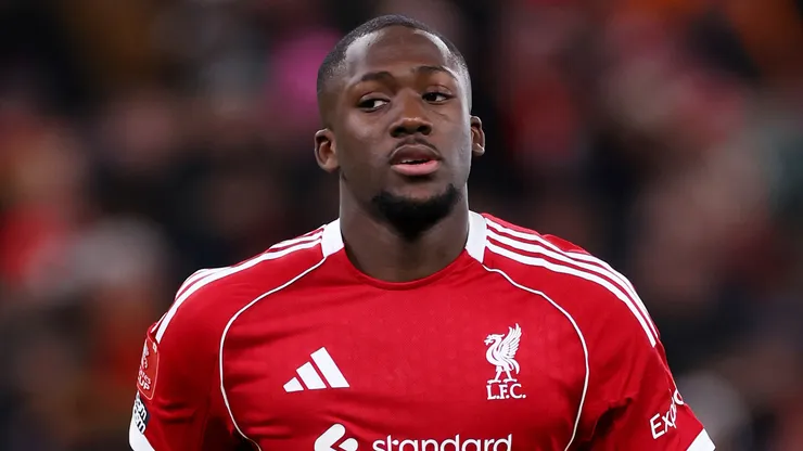 Ibrahima Konaté, zagueiro do Liverpool. (Foto: Lewis Storey/Getty Images)
