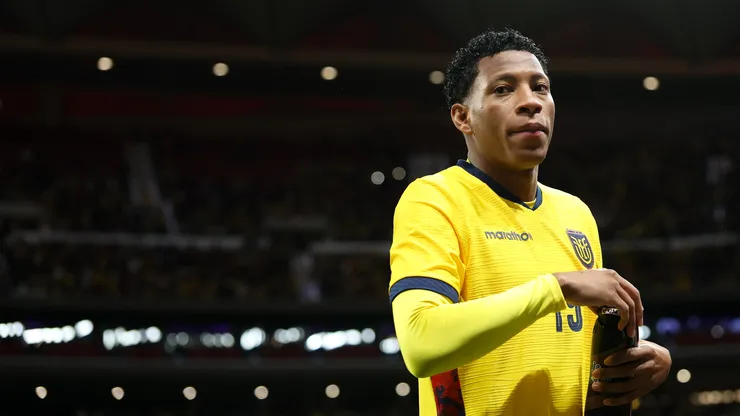 O atacante Gonzalo Plata em jogo do Equador (Florencia Tan Jun/Getty Images)