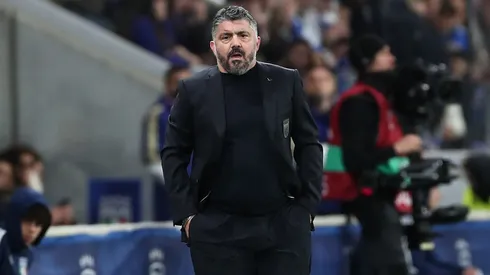 Gattuso durante partida da Itália. (Photo by Marco Luzzani/Getty Images)