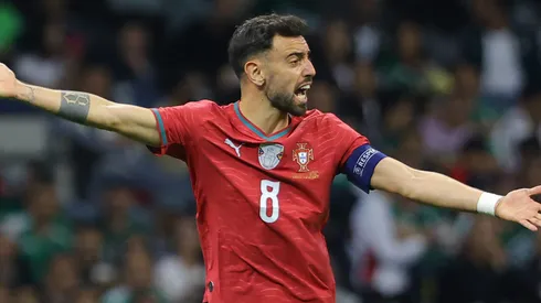 Bruno Fernandes. (Photo by Agustin Cuevas/Getty Images)