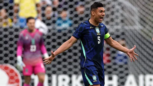 Casemiro, durante partida da Seleção. (Photo by Maddie Meyer/Getty Images)