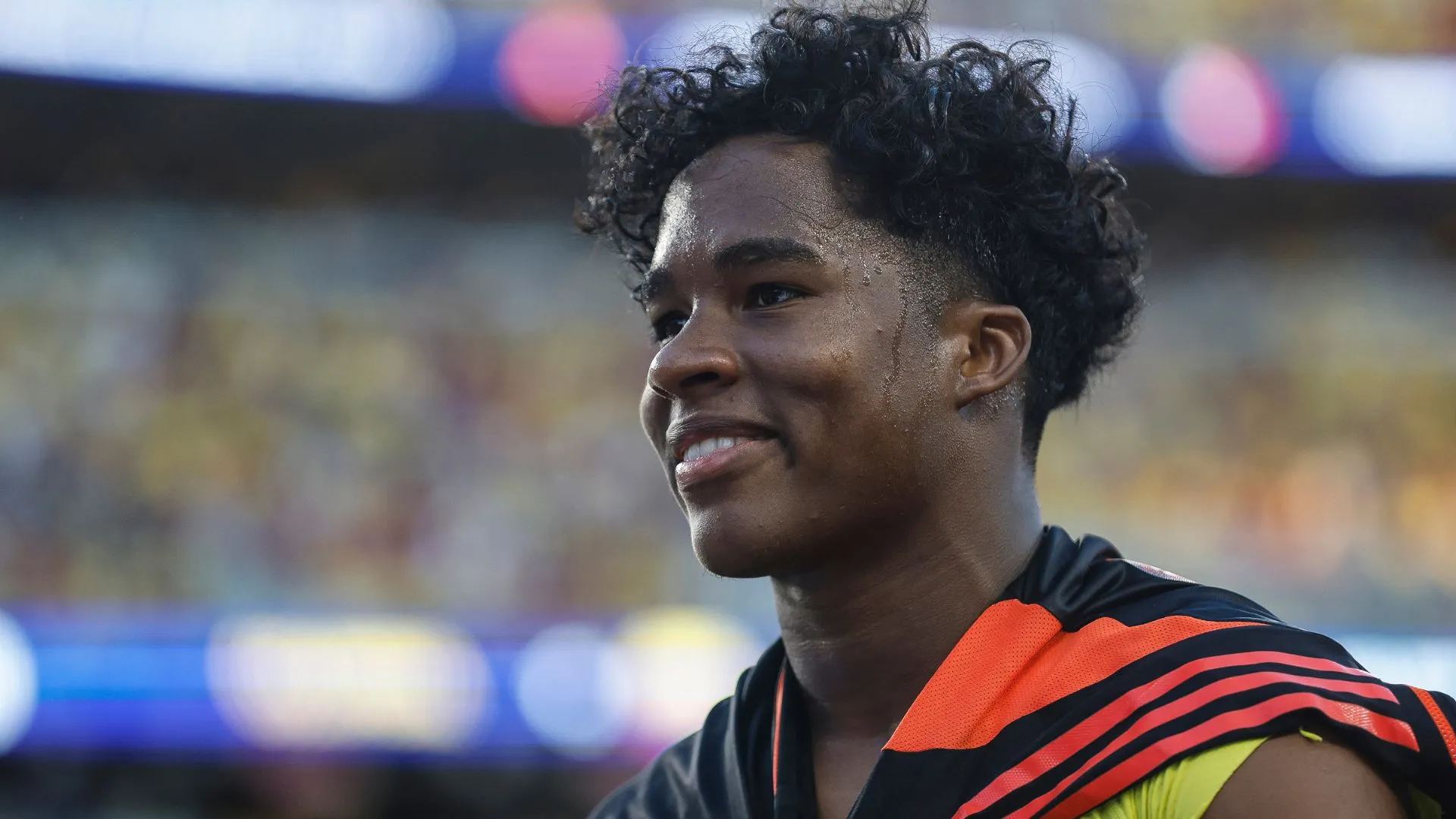 Endrick é mais um candidato para representar o Brasil, na próxima Copa do Mundo (foto: Lachlan Cunningham/Getty Images)