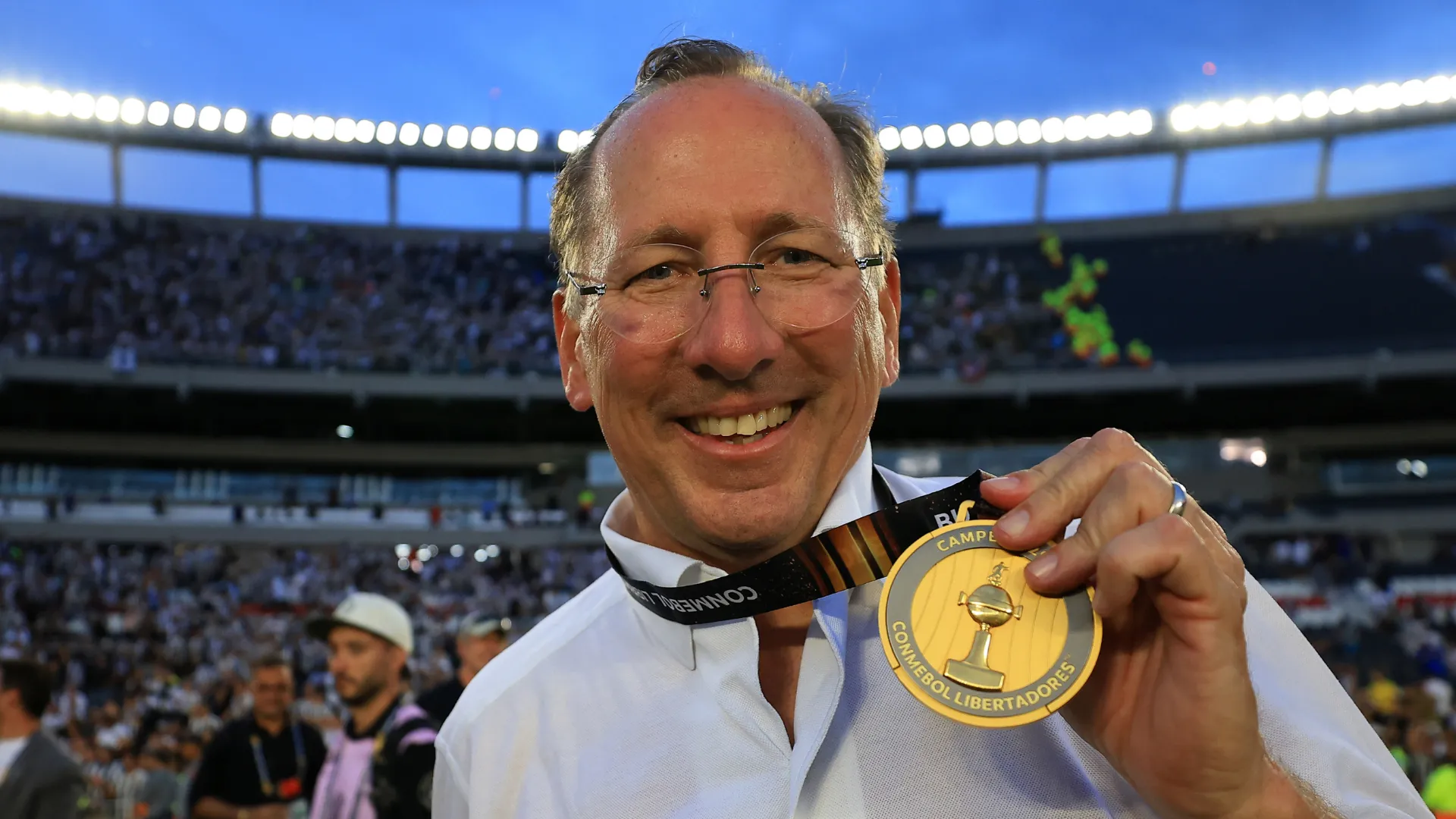 John Textor comemora título da Libertadores 2024