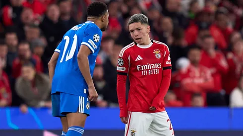 Gianluca Prestianni, do Benfica. (Foto: Angel Martinez/Getty Images)