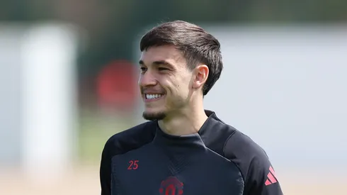 Manchester United pode negociar Manuel Ugarte com Napoli e Juventus. (Photo by Matt McNulty/Getty Images)