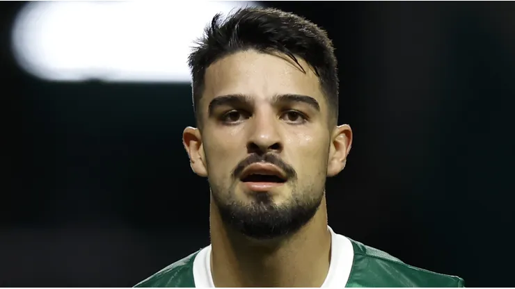 Flaco López em jogo do Palmeiras (Photo by Miguel Schincariol/Getty Images)