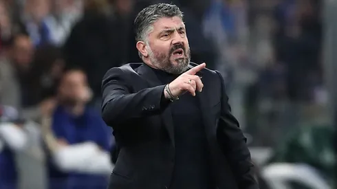 Gattuso, treinador italiano. (Photo by Marco Luzzani/Getty Images)