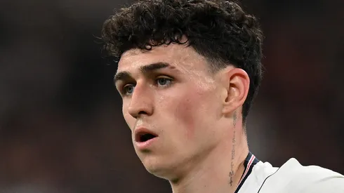 Phil Foden em jogo da Inglaterra. (Photo by Mike Hewitt/Getty Images)
