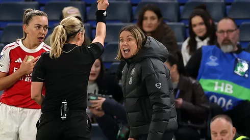 Sonia Bompastor pelo Chelsea (Photo by Warren Little/Getty Images)