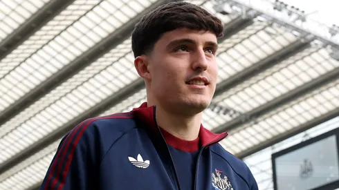 Tino Livramento, alvo do City. (Photo by Stu Forster/Getty Images)