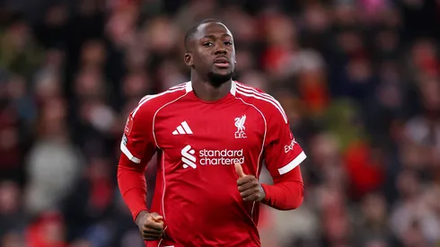 Ibrahima Konaté, zagueiro do Liverpool. (Foto: Lewis Storey/Getty Images)