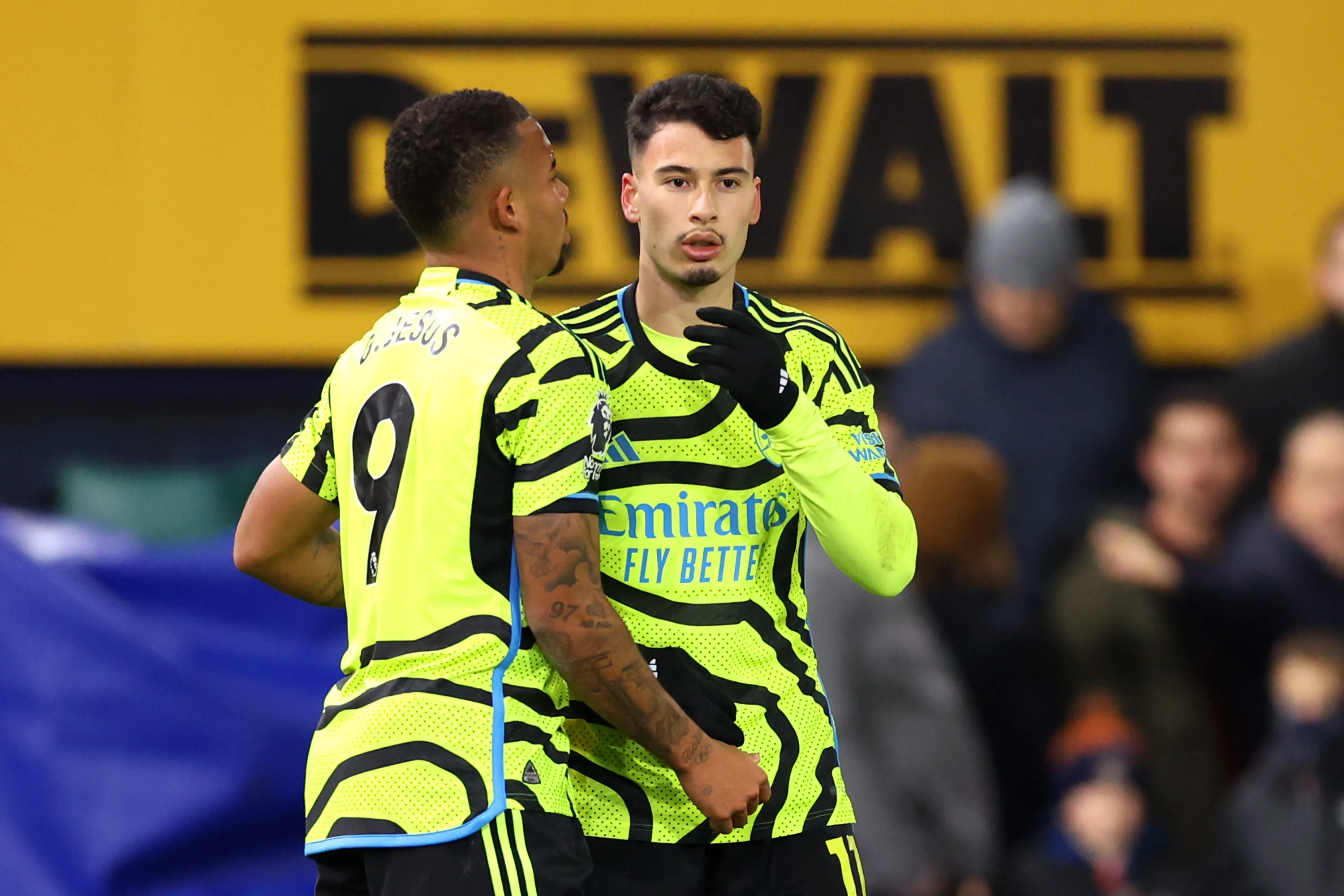 Dupla de Gabrieis está na mira do Atlético de Madrid. Foto: Catherine Ivill/Getty Images