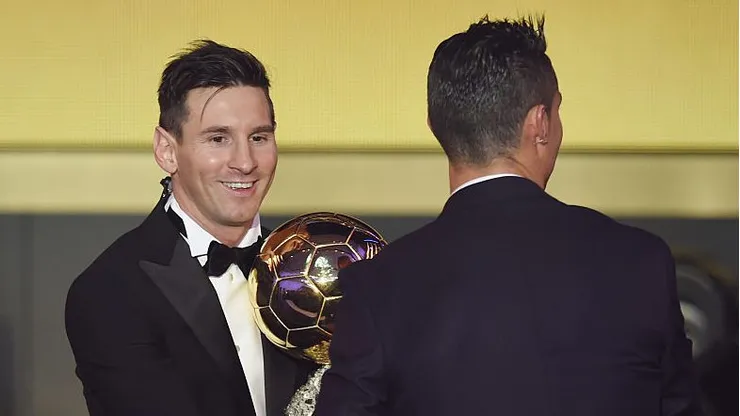 Messi e Cristiano Ronaldo, além de Mbappé e Vini Jr viram minifiguras da LEGO. (Foto: Matthias Hangst/Getty Images)