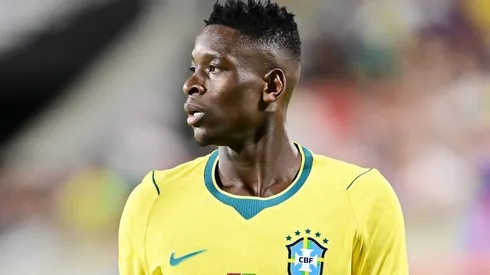 Luiz Henrique em campo com a Seleção Brasileira. Foto: Julio Aguilar/Getty Images