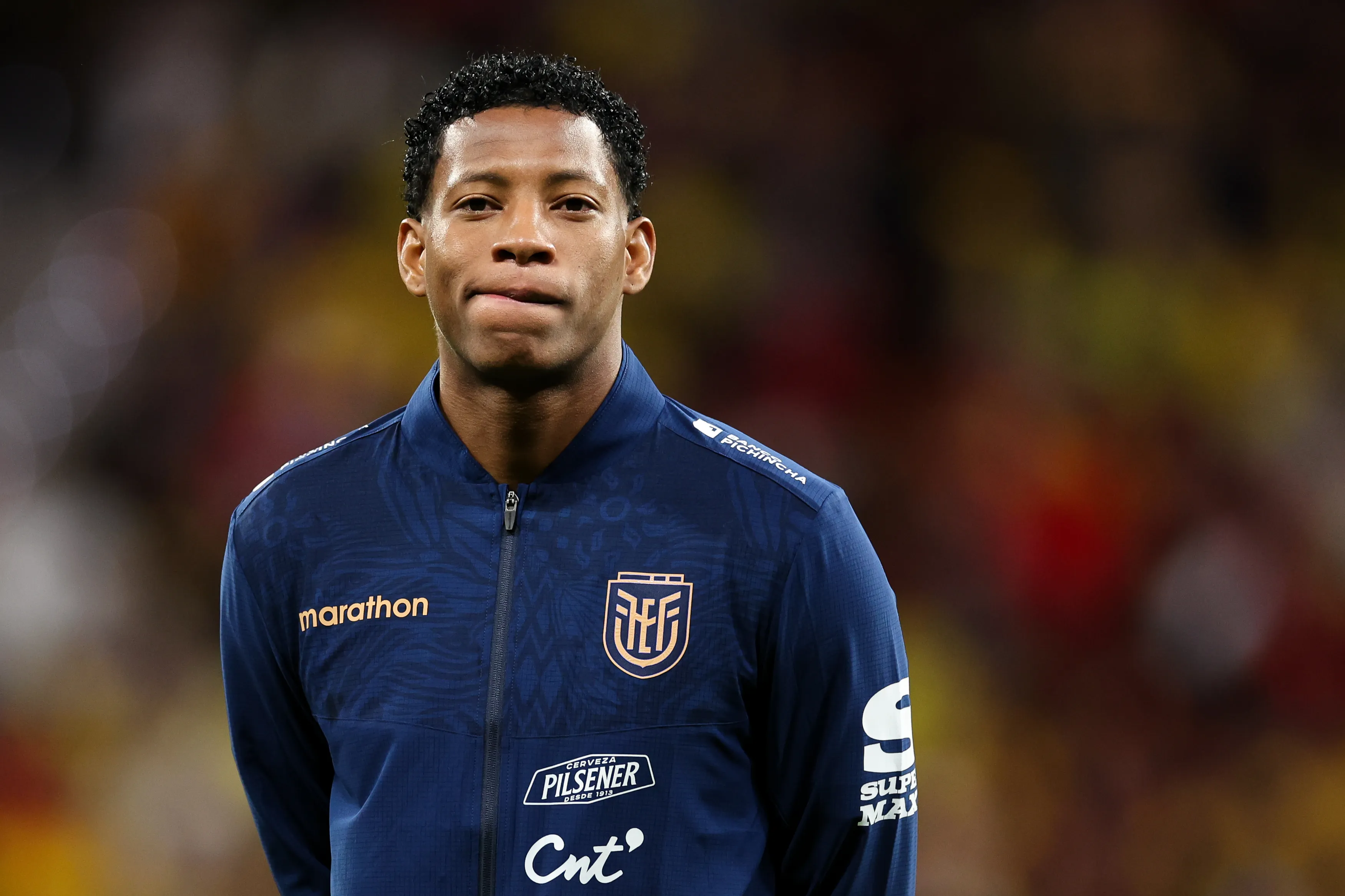 Gonzalo Plata em jogo do Equador. Foto: Florencia Tan Jun/Getty Images