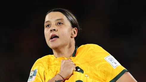 Sam Kerr pela Seleção da Austrália (Photo by Brendon Thorne/Getty Images)