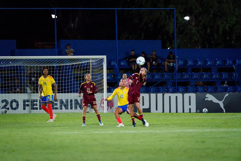 Melanie Chirinos atuando pela Venezuela no Sul-americano Sub-20 - Foto: Flickr/Conmebol
