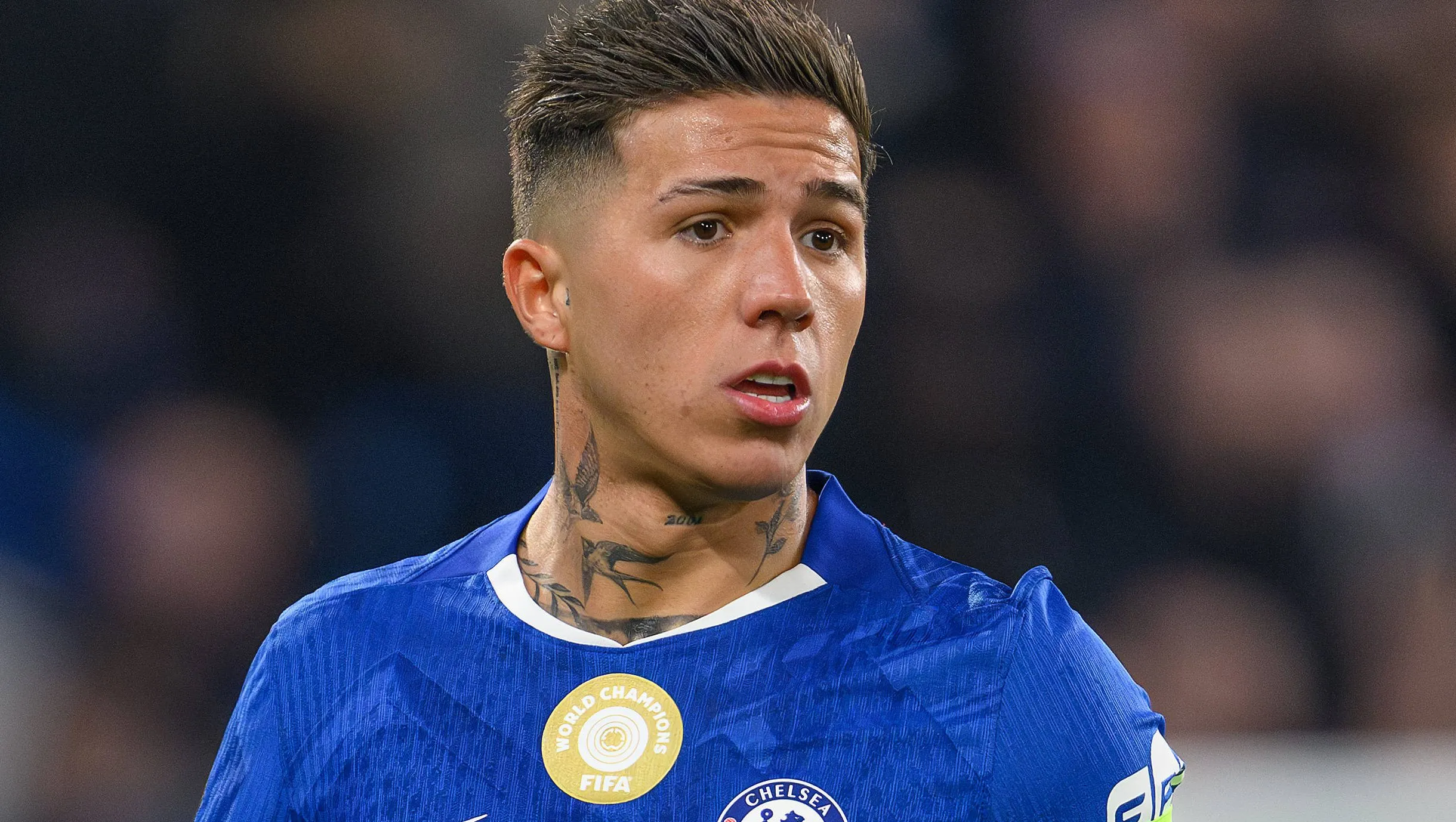 Enzo Fernández, em campo