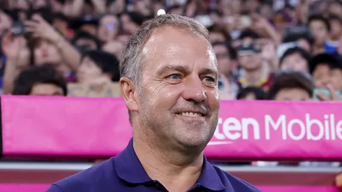 Hansi Flick, do Barcelona (Photo by Paul Miller/Getty Images)