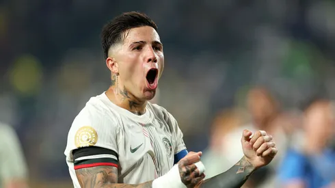 Enzo Fernández pode deixar o Chelsea. Luke Hales/Getty Images.