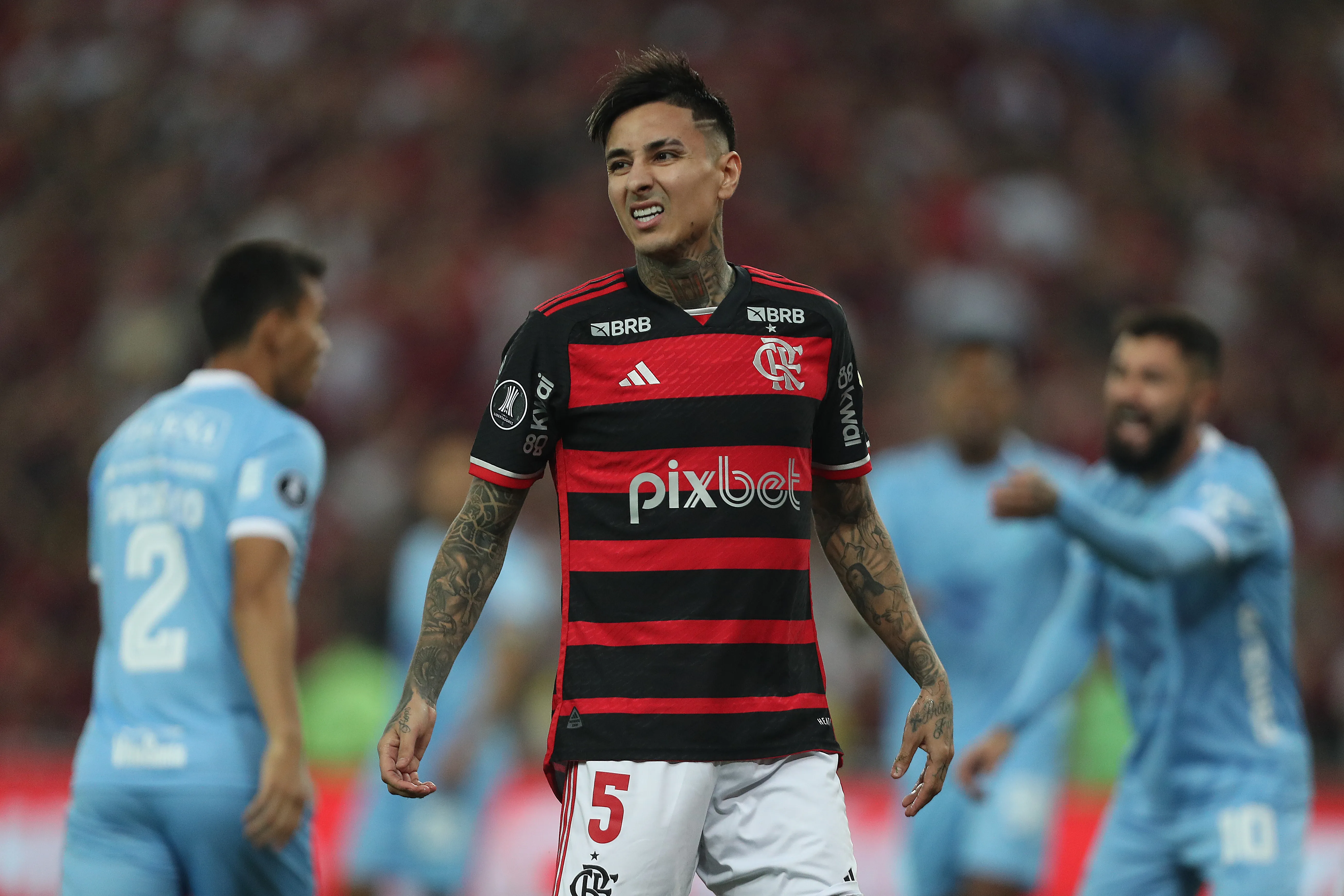 Pulgar pode deixar o Flamengo (Foto: Wagner Meier/Getty Images)