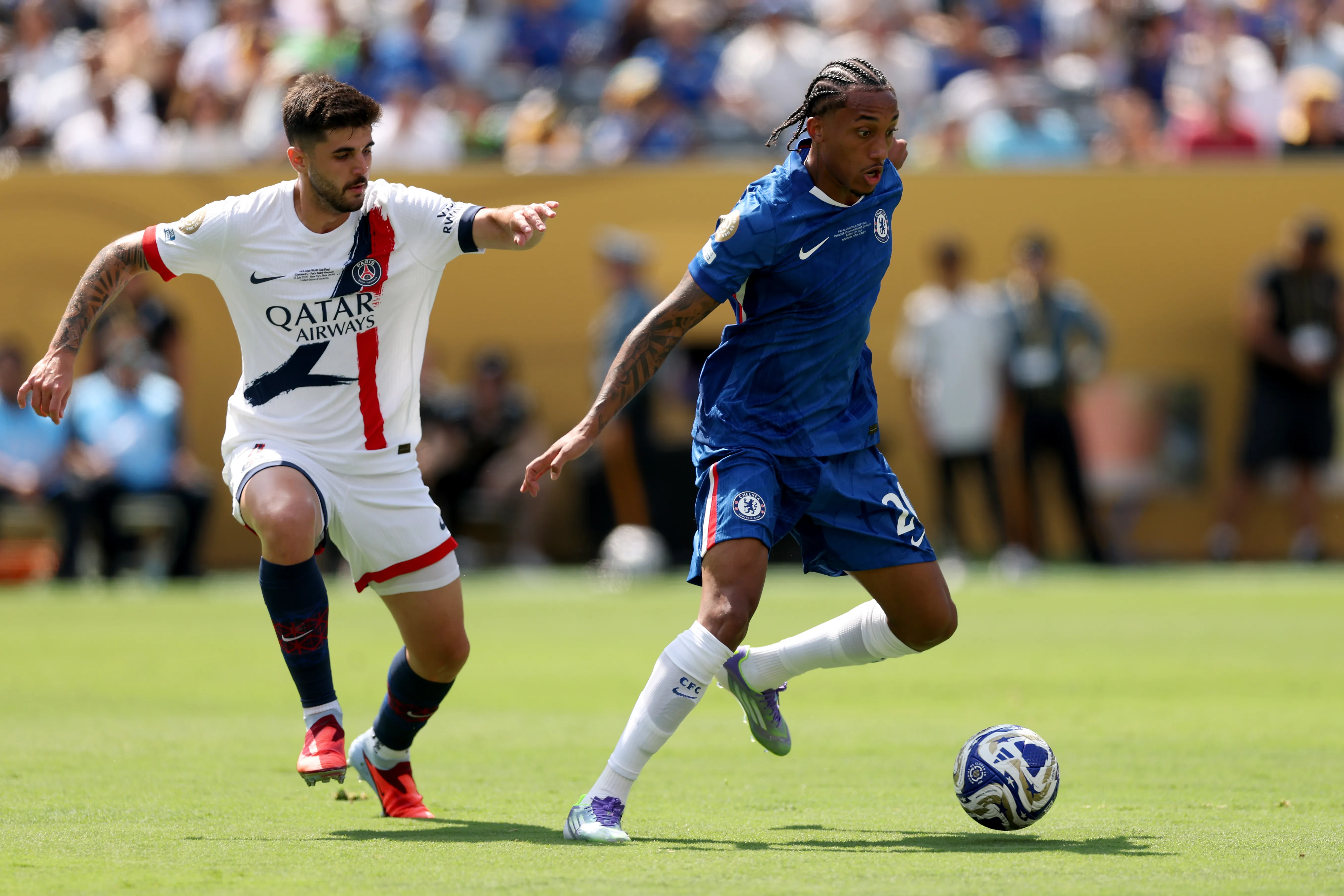 Beraldo x Chelsea. Foto: Luke Hales/Getty Images