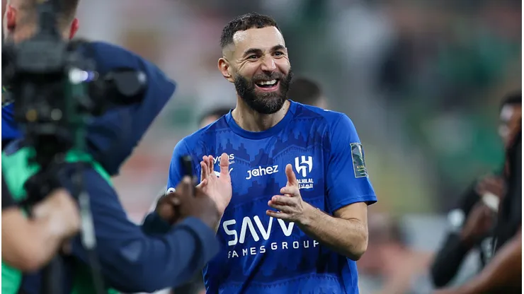 Karim Benzema sofre uma nova lesão no Al-Hilal. Yasser Bakhsh/Getty Images.