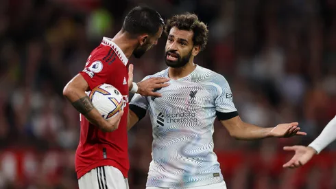 Manchester United se inspira em Salah para definir futuro de Bruno Fernandes. Foto: Clive Brunskill/Getty Images