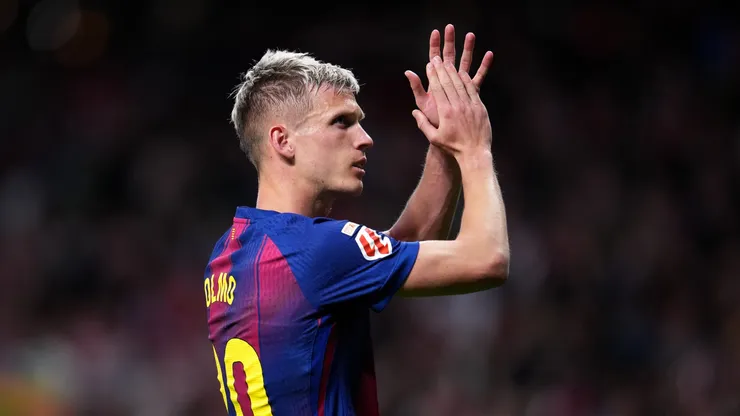 Dani Olmo, atacante do Barcelona (Aitor Alcalde/Getty Images)