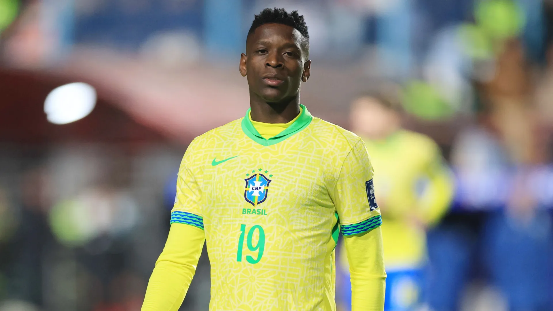 Luiz Henrique durante jogo da Seleção Brasileira