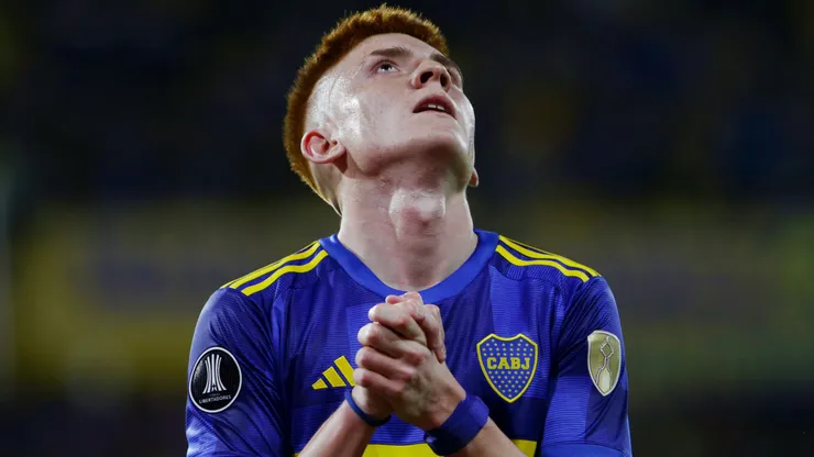 Valentín Barco pelo Boca Juniors. (Foto: Daniel Jayo/Getty Images)