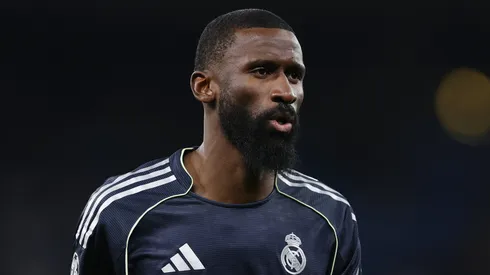 Antonio Rüdiger pelo Real Madrid. (Foto: Michael Regan/Getty Images)