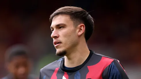 Manchester United exige R$ 237 milhões do Newcastle por Manuel Ugarte. (Photo by Alex Pantling/Getty Images)