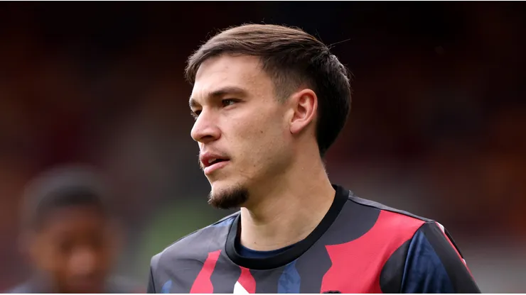 Manchester United exige R$ 237 milhões do Newcastle por Manuel Ugarte. (Photo by Alex Pantling/Getty Images)