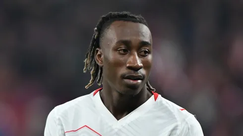 Liverpool se afasta de Yan Diomande após RB Leipzig oferecer renovação. (Photo by Sebastian Widmann/Getty Images)