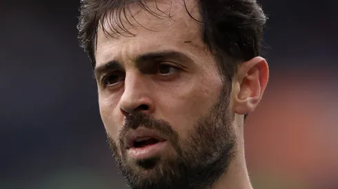 Bernardo Silva em campo pelo City. (Photo by Justin Setterfield/Getty Images)