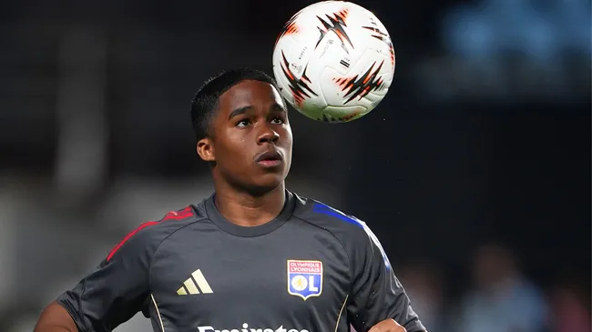 Endrick disputou mais um jogo pelo Lyon na temporada. Jose Manuel Alvarez Rey/Getty Images