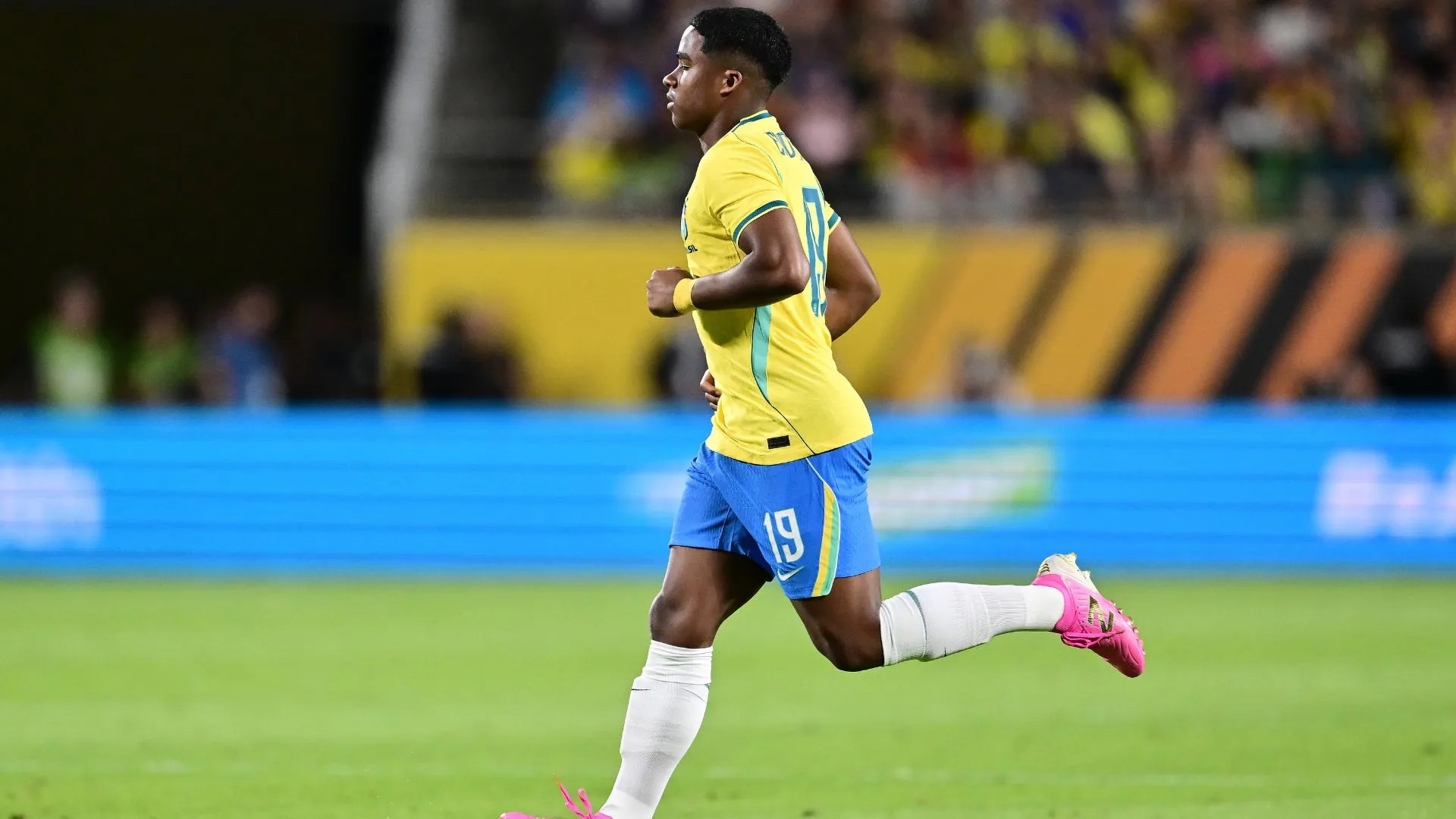 Jejum de gols inclui amistosos que Endrick disputou pela Seleção Brasileira (foto: Julio Aguilar/Getty Images)