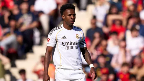 Vini Jr. em jogo do Real Madrid