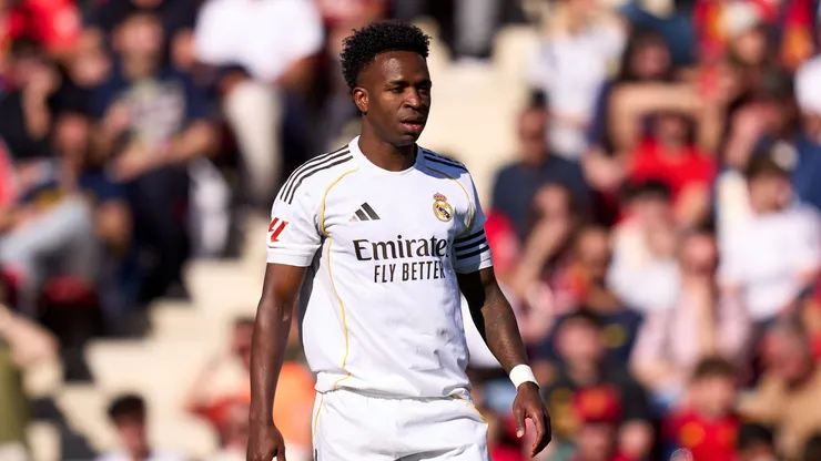 Vini Jr. em jogo do Real Madrid