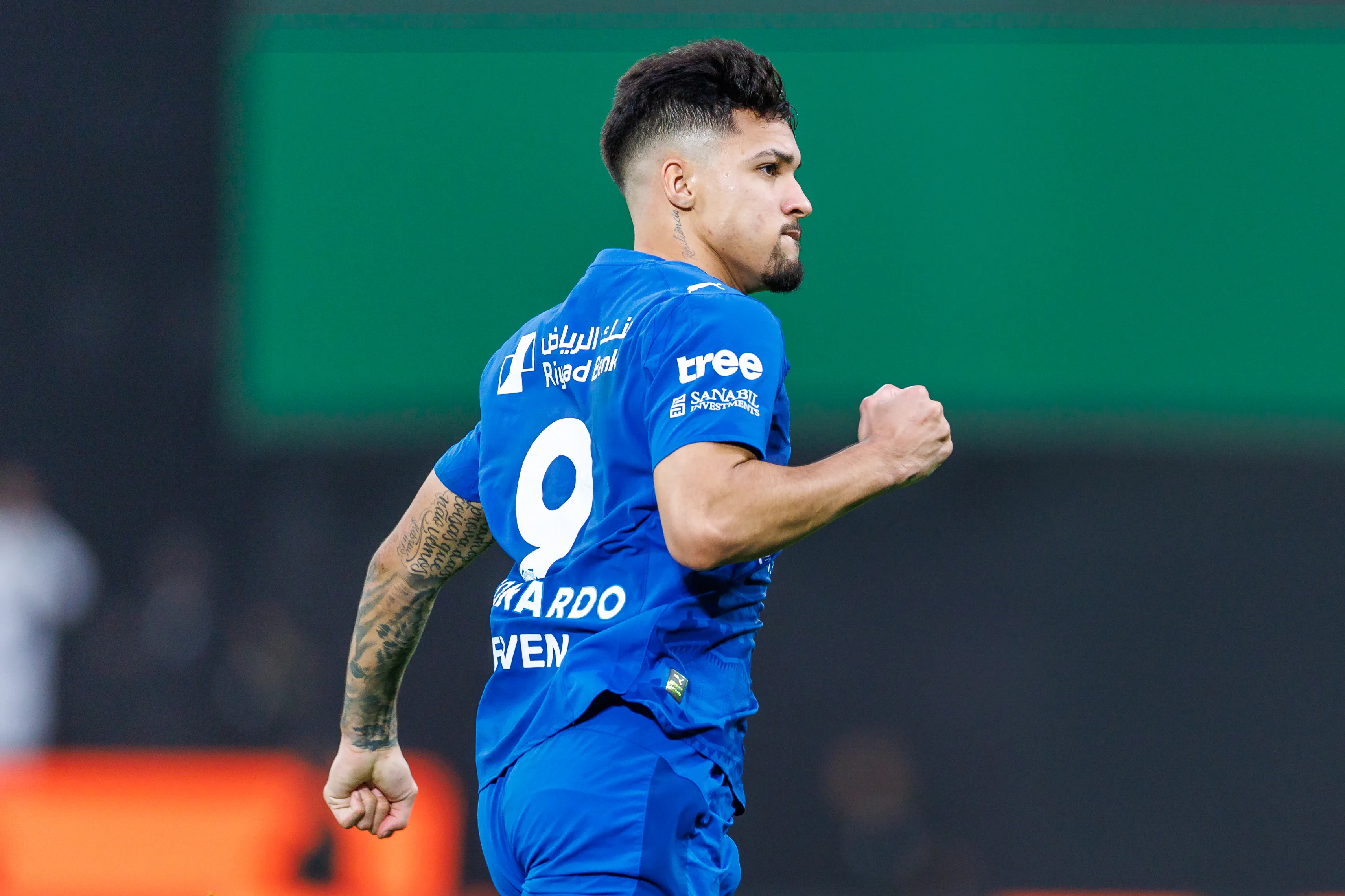 Marcos Leonardo é muito valorizado na Europa. Foto: Abdullah Ahmed/Getty Images