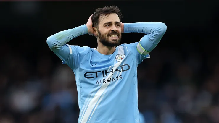 Bernardo Silva pelo Manchester City. (Foto: Michael Regan/Getty Images)