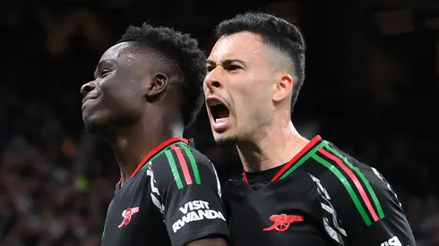Bukayo Saka e Gabriel Martinelli. (Photo by David Ramos/Getty Images)