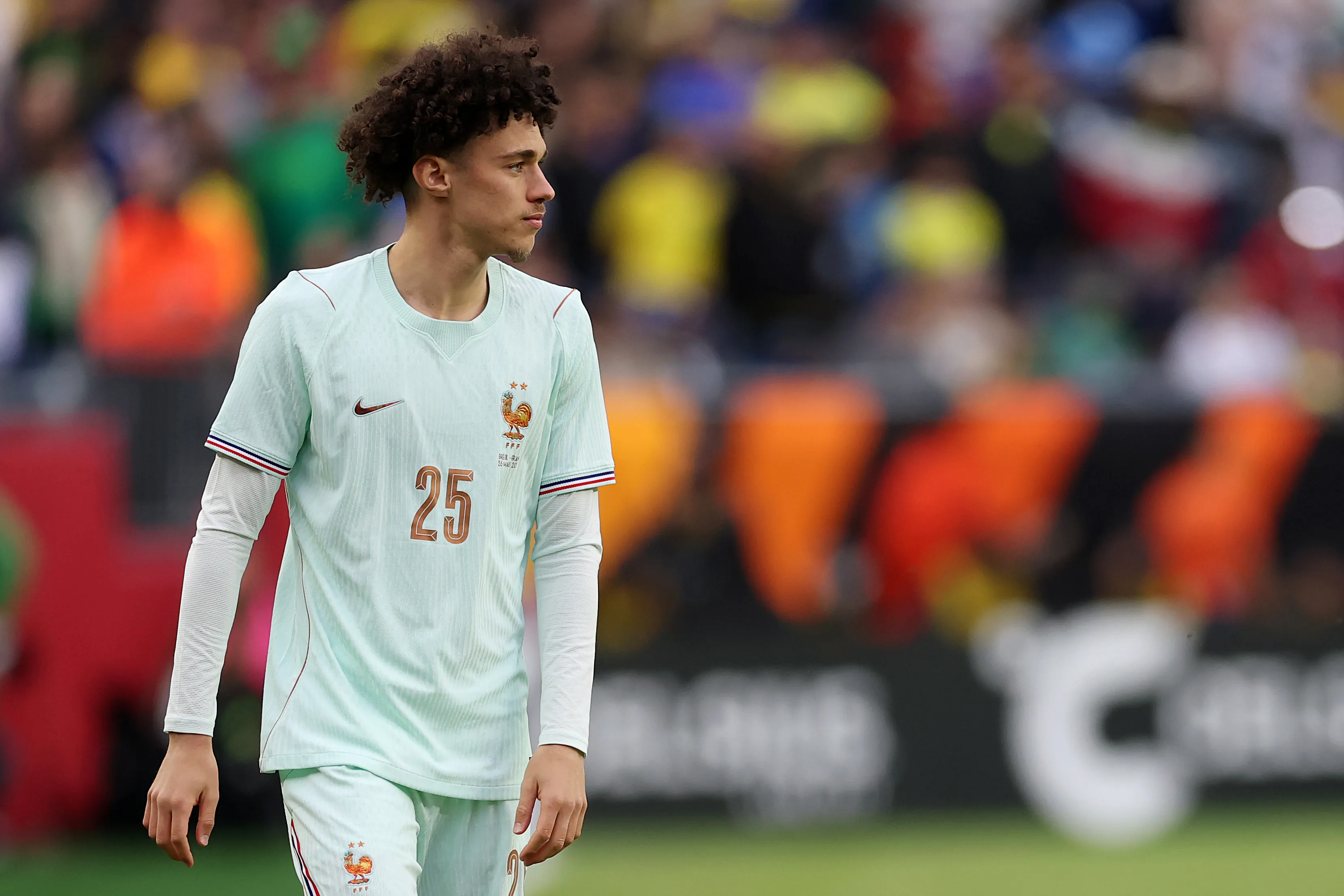 Maghnes Akliouche em partida da Seleção Francesa. (Photo by Maddie Meyer/Getty Images)