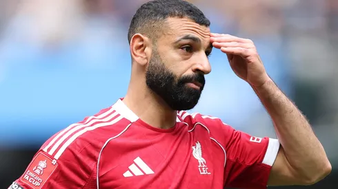 Salah em campo pelo Liverpool. (Photo by Michael Regan/Getty Images)