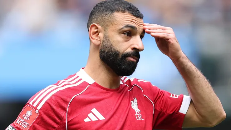 Salah em campo pelo Liverpool. (Photo by Michael Regan/Getty Images)