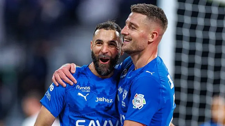 Al-Hilal enfrenta Al-Kholood pela Liga Saudita nesta quarta (8). (Foto: Abdullah Ahmed/Getty Images)