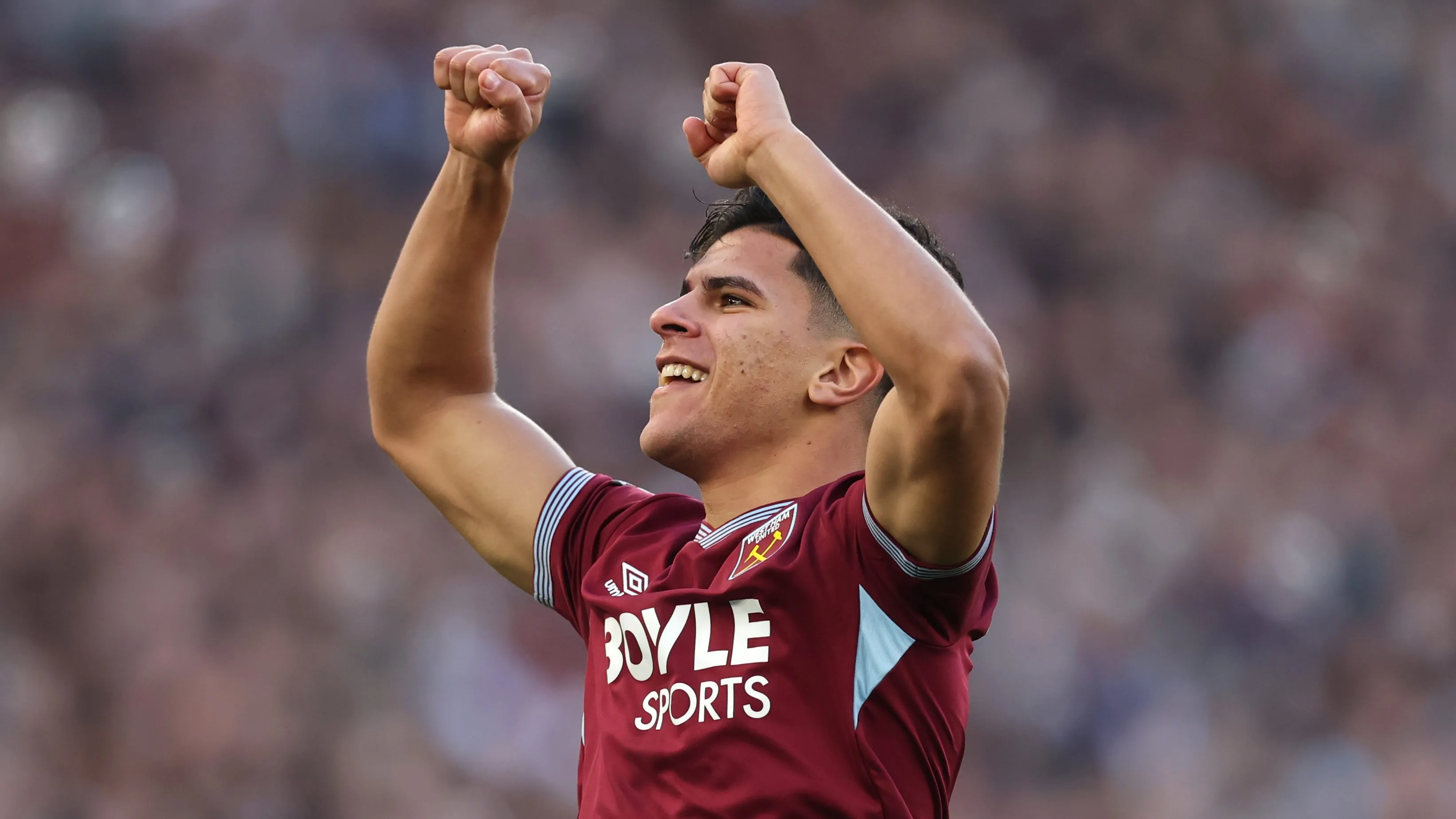 Mateus Fernandes, alvo do Chelsea. Foto: Julian Finney/Getty Images